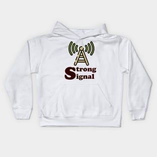 strong signal Kids Hoodie